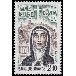 France Francia 2249 1982 4 Centenario de la muerte de Sta. Teresa de Ávila MNH France Francia 2249 1982 4 Centenario de la muerte de Sta. Teresa de Ávila MNH