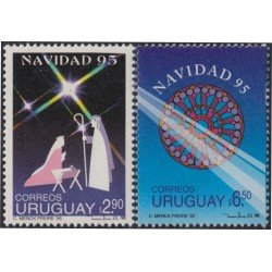 Uruguay 1537/38 1995 Navidad Chritsmas MNH Uruguay 1537/38 1995 Navidad Chritsmas MNH