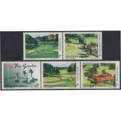 Uruguay 1543/47 1996 Clubs de Golf de Uruguay MNH Uruguay 1543/47 1996 Clubs de Golf de Uruguay MNH