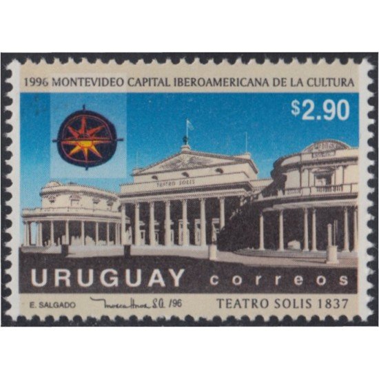 Uruguay 1548 1996 Montevideo Capital interamericana de la Cultura MNH Uruguay 1548 1996 Montevideo Capital interamericana de la Cultura MNH