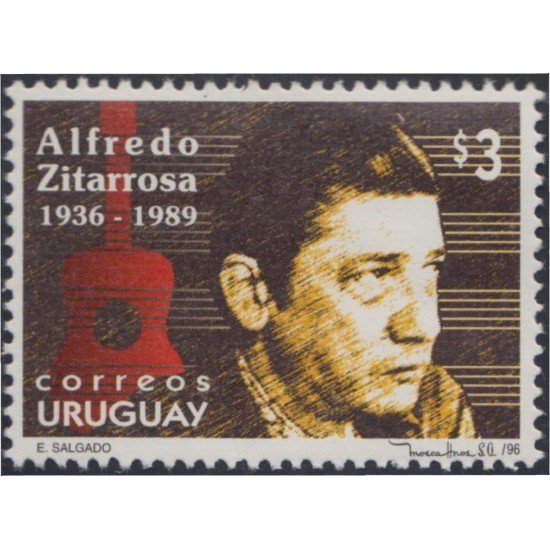 Uruguay 1551 1996 Alfredo Zitarroza MNH