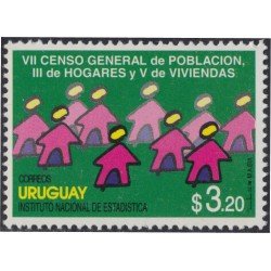 Uruguay 1557 1996 Censo general de población MNH Uruguay 1557 1996 Censo general de población MNH