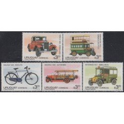 Uruguay 1560/64 1996 Vehículos antiguos coches bicicleta MNH Uruguay 1560/64 1996 Vehículos antiguos coches bicicleta MNH