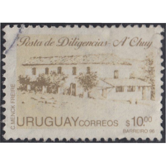 Uruguay 1559 1996 Posta de diligencias A´Chuy Usado Uruguay 1559 1996 Posta de diligencias A´Chuy Usado