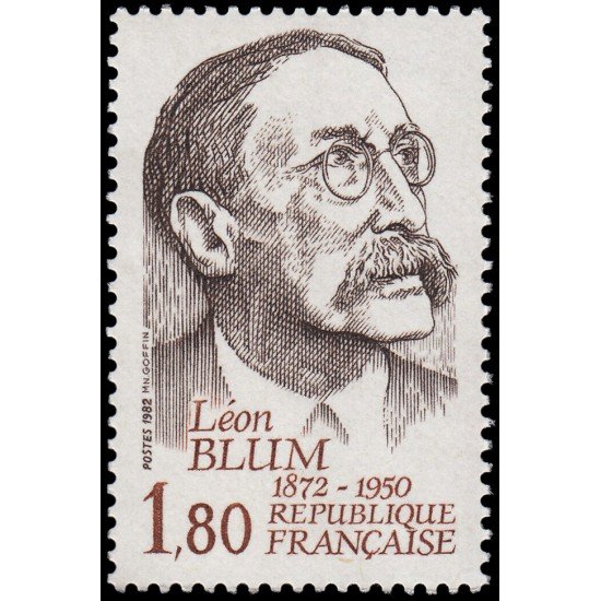 France Francia 2251 1982 Homenaje a Léon Blum escritor y político MNH