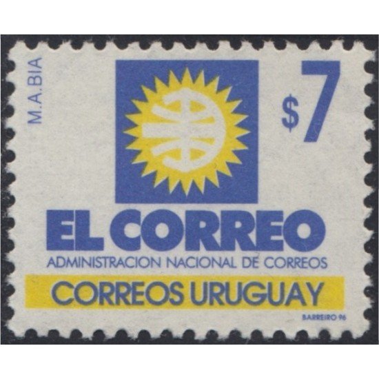 Uruguay 1565 1996 Serie Antigua Logo Postal MNH Uruguay 1565 1996 Serie Antigua Logo Postal MNH