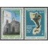 Uruguay 1586/87 1996 Sitios Históricos MNH