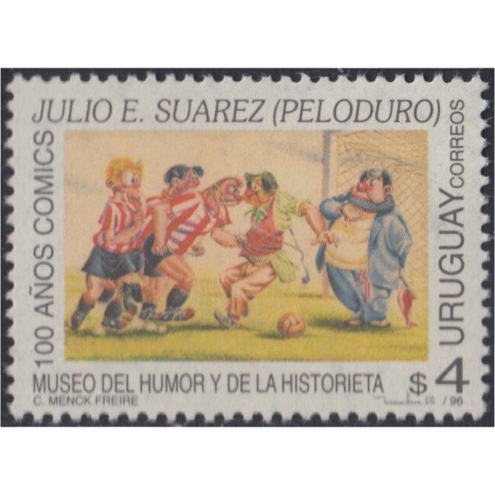 Uruguay 1597 1996 100 Años de comics Peloduro de José E. Suárez MNH Uruguay 1597 1996 100 Años de comics Peloduro de José E. Suárez MNH