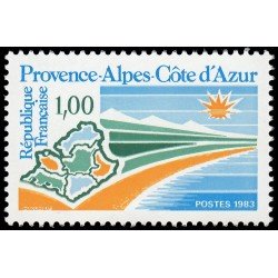 France Francia Nº 2252 1983 Región de Provenza-Alpes-Costa Azul MNH