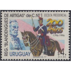 Uruguay 1608 1997 Escolta presidencial Retrato de Artigas MNH Uruguay 1608 1997 Escolta presidencial Retrato de Artigas MNH