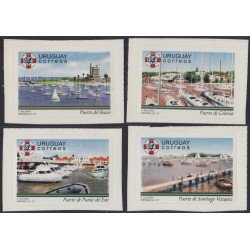 Uruguay 1612/15 1997 Puertos uruguayos Autoadhesivos Uruguay 1612/15 1997 Puertos uruguayos Autoadhesivos