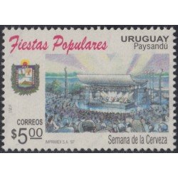 Uruguay 1616 1997 Fiestas populares Semana de la cerveza MNH Uruguay 1616 1997 Fiestas populares Semana de la cerveza MNH