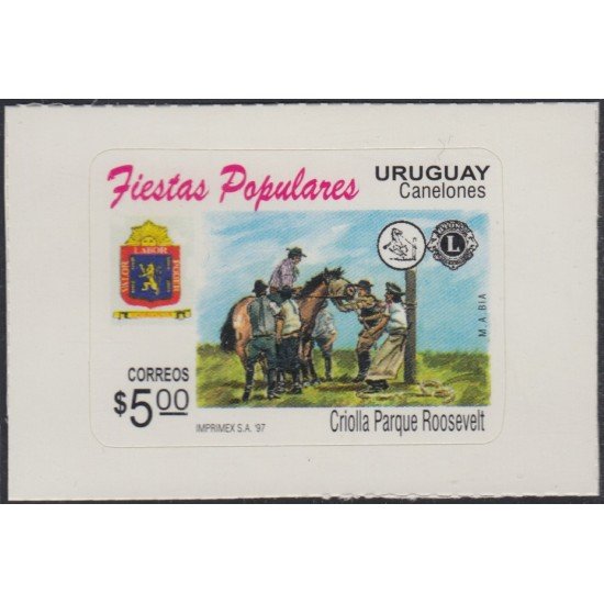 Uruguay 1618 1997 Fiestas Populares Criolla Parque Roosevelt MNH