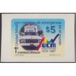 Uruguay 1620 1997 Unidad móvil con médicos de emergencia Autoadhesivos Uruguay 1620 1997 Unidad móvil con médicos de emergencia Autoadhesivos