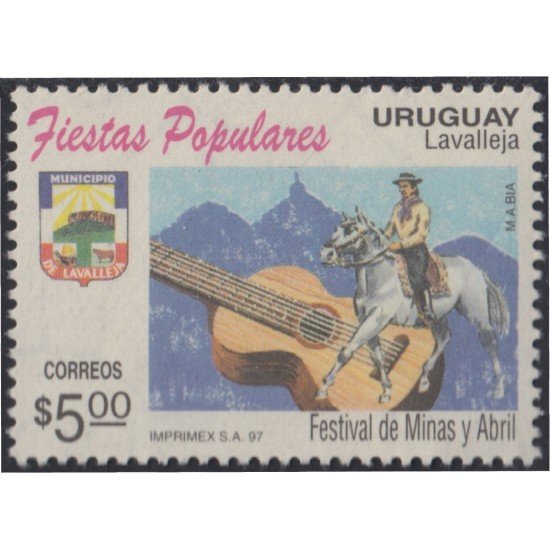Uruguay 1635 1997 Fiestas Populares Festival de Minas y Abril MNH Uruguay 1635 1997 Fiestas Populares Festival de Minas y Abril MNH