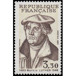 France Francia 2256 1986 500 aniv. del nacimiento de Martin Lutero MNH France Francia 2256 1986 500 aniv. del nacimiento de Martin Lutero MNH