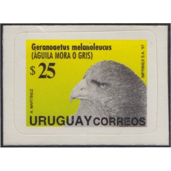 Uruguay 1657 1997 Serie Antigua águila gris Autoadhesivos Uruguay 1657 1997 Serie Antigua águila gris Autoadhesivos