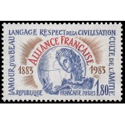 France Francia 2257 1983 Centenario de la Alianza francesa MNH France Francia 2257 1983 Centenario de la Alianza francesa MNH