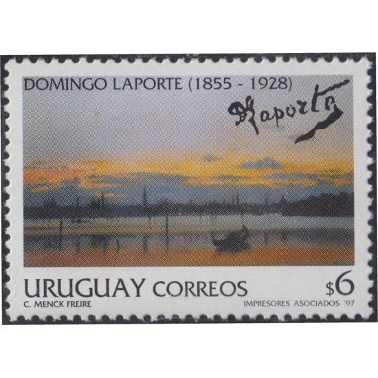 Uruguay 1673 1997 Homenaje al pintor Domingo Laporte MNH Uruguay 1673 1997 Homenaje al pintor Domingo Laporte MNH