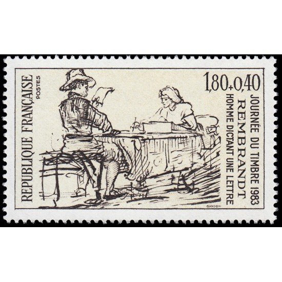 France Francia 2258 1983 Día del sello MNH