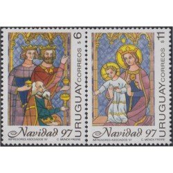 Uruguay 1678/79 1997 Navidad Chritsmas MNH Uruguay 1678/79 1997 Navidad Chritsmas MNH