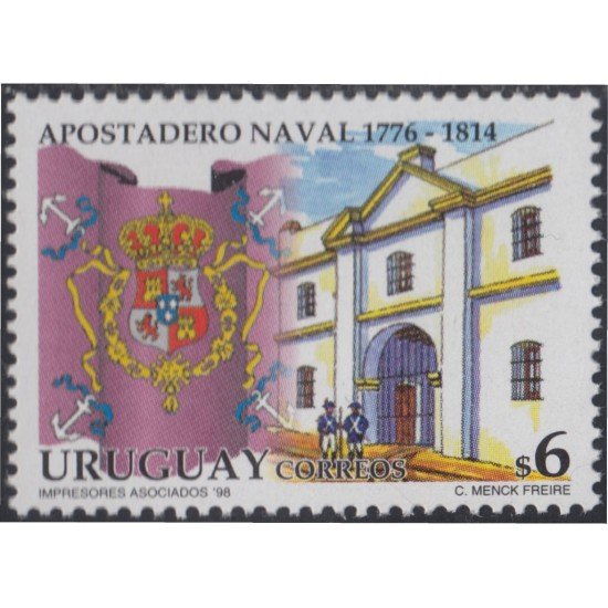 Uruguay 1703 1998 Apostadero naval escudo MNH