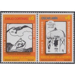 Uruguay 1704/05 1998 Museo del humor y la historieta Oscar Abin Emilio Cortinas MNH Uruguay 1704/05 1998 Museo del humor y la historieta Oscar Abin Emilio Cortinas MNH