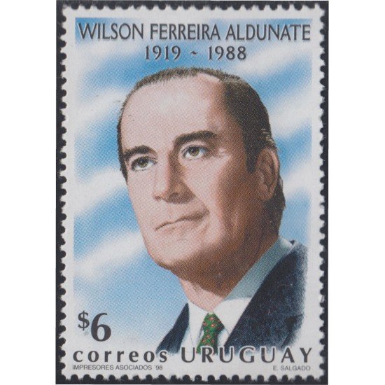 Uruguay 1706 1998 Wilson Ferreira Aldunate MNH Uruguay 1706 1998 Wilson Ferreira Aldunate MNH