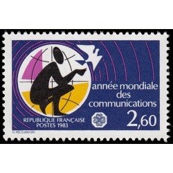 France Francia 2260 1983 Año mundial de las comunicaciones MNH France Francia 2260 1983 Año mundial de las comunicaciones MNH