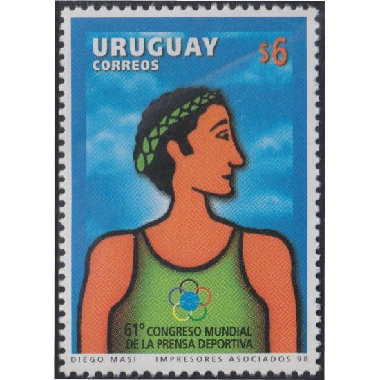 Uruguay 1716 1998 Prensa Deportiva MNH