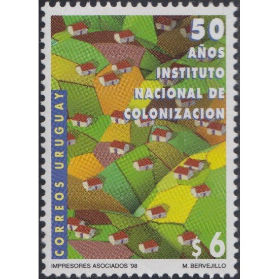 Uruguay 1717 1998 Instituto Nacional de colonización MNH