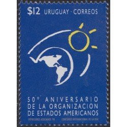 Uruguay 1718 1998 50 Años de la organización de los Estados Americanos MNH Uruguay 1718 1998 50 Años de la organización de los Estados Americanos MNH