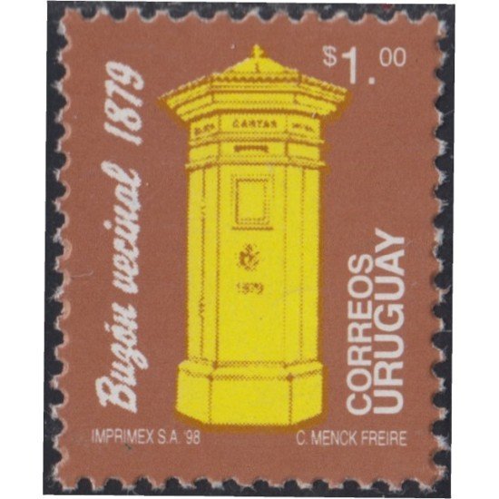 Uruguay 1728 1998 Buzón Vecinal MNH