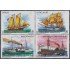 Uruguay 1734/37 1998 Navíos Antiguos Barcos Ships MNH
