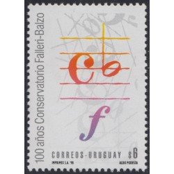 Uruguay 1746 1998 Centenario del Conservatorio Faller- Balzo MNH Uruguay 1746 1998 Centenario del Conservatorio Faller- Balzo MNH