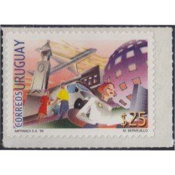Uruguay 1761 1998 Sellos para paquetes Vehículo Avión Autoadhesivos Uruguay 1761 1998 Sellos para paquetes Vehículo Avión Autoadhesivos