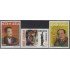 Uruguay 1766/68 1998 Artistas Uruguayos Héctor M. Artola Serafín García MNH