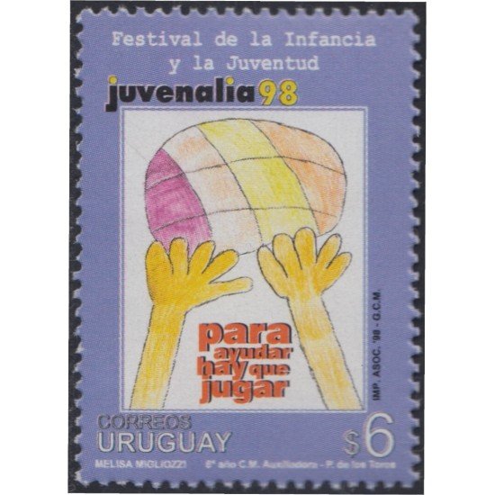 Uruguay 1769 1998 Juvenalia 98 Festival de la Infancia y la juventud MNH Uruguay 1769 1998 Juvenalia 98 Festival de la Infancia y la juventud MNH