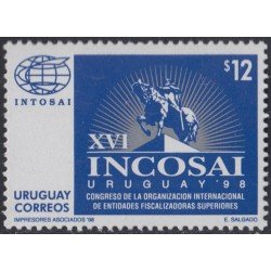 Uruguay 1770 1998 Organización Internacional de entidades fiscalizadoras superiores MNH Uruguay 1770 1998 Organización Internacional de entidades fiscalizadoras superiores MNH