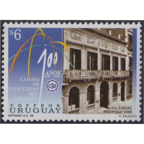 Uruguay 1771 1998 Gran Hotel Paso del Molino MNH