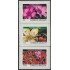 Uruguay 1773/75 1998 Serie antigua Flores Flowers Autoadhesivos