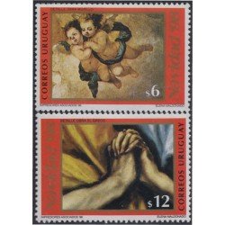 Uruguay 1776/77 1998 Navidad Chritsmas MNH Uruguay 1776/77 1998 Navidad Chritsmas MNH