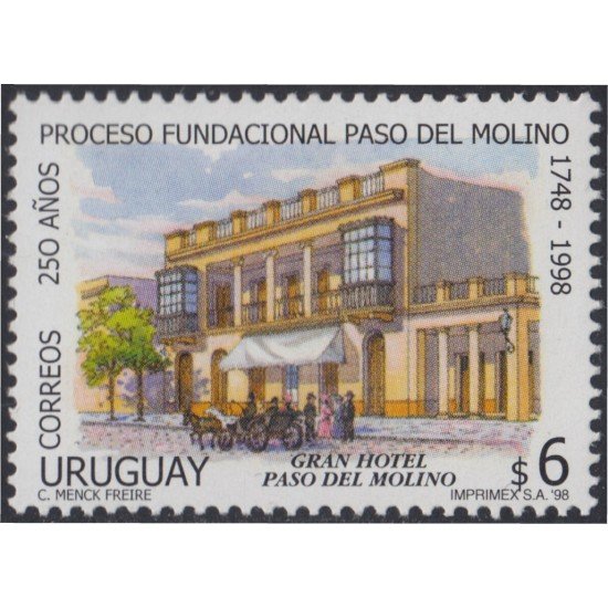 Uruguay 1778 1998 Gran Hotel Paso del Molino MNH Uruguay 1778 1998 Gran Hotel Paso del Molino MNH