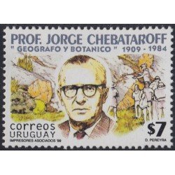 Uruguay 1805 1999  Profesor Jorge Chebataroff MNH