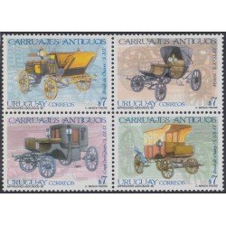 Uruguay 1810/13 1999 Carruajes antiguos MNH