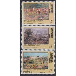 Uruguay 1814/16 1999 Batallas de Boquerón  Montecaseros y Estero  Bellaco MNH