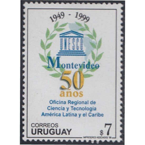 Uruguay 1826 1999 Oficina Regional de Ciencia y Tecnología América Latina y el Caribe MNH Uruguay 1826 1999 Oficina Regional de Ciencia y Tecnología América Latina y el Caribe MNH