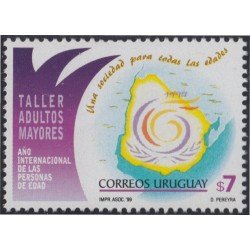 Uruguay 1848 1999 Año Internacional de las personas mayores MNH