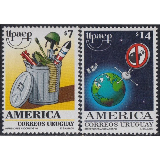 Uruguay 1850/51 1999 América Upaep MNH Uruguay 1850/51 1999 América Upaep MNH