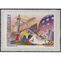 Uruguay 1858 1999 Sellos para paquetes  Vehículo Avión Autoadhesivos